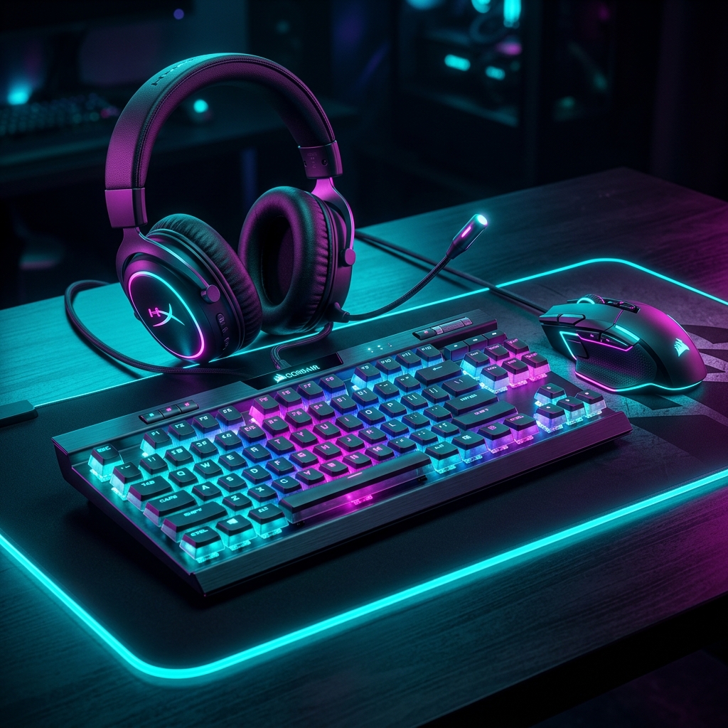 Keyboard, Mouse & Headset Showcase