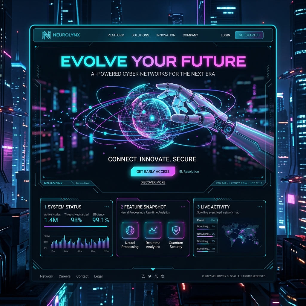 Landing Page Promosi Mockup